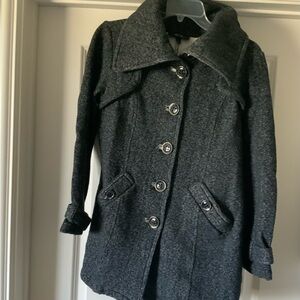 BCX Charcoal Pea Coat